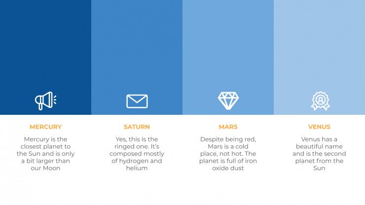 Blue Business presentation template