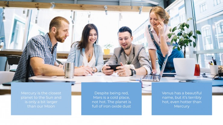 Blue Business presentation template