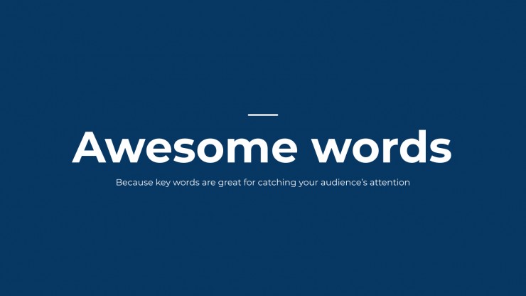 Blue Business presentation template