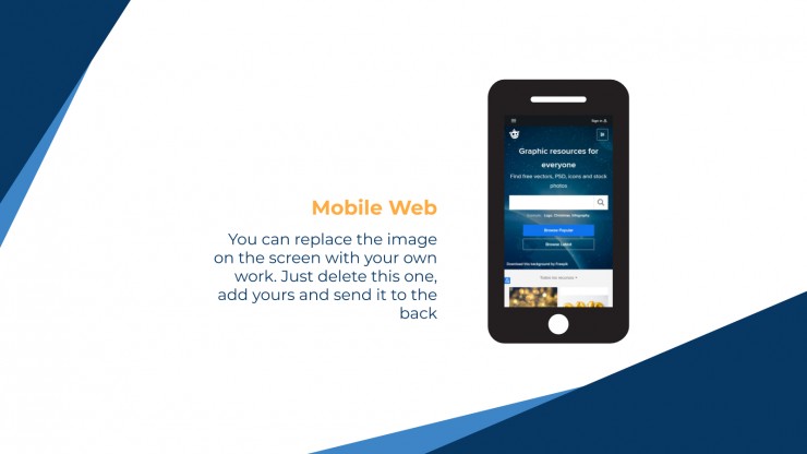 Blue Business presentation template