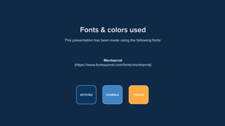 Blue Business presentation template