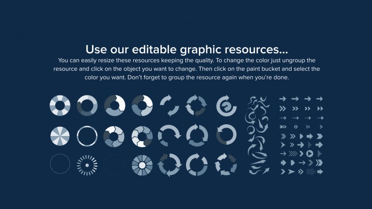 Blue Business presentation template