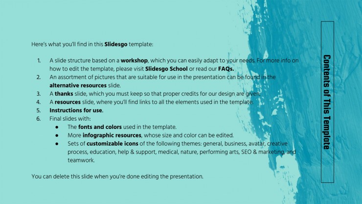 Art Workshop presentation template