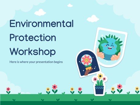 Plantilla de presentación Taller de protección medioambiental