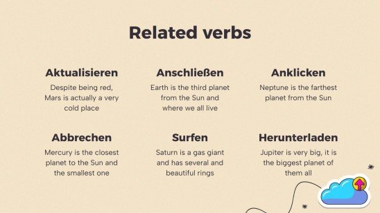 Technology and Communication Vocabulary - German