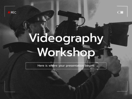 Videography Workshop presentation template 