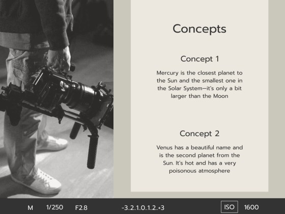 Videography Workshop presentation template 