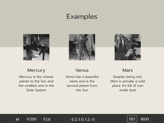 Videography Workshop presentation template 