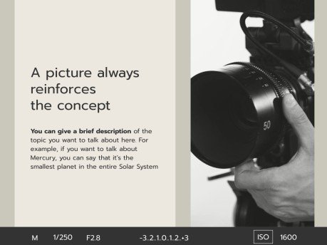 Videography Workshop presentation template 