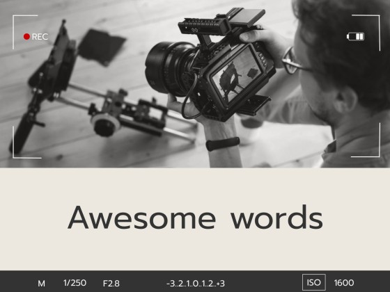 Videography Workshop presentation template 