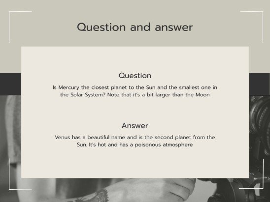 Videography Workshop presentation template 