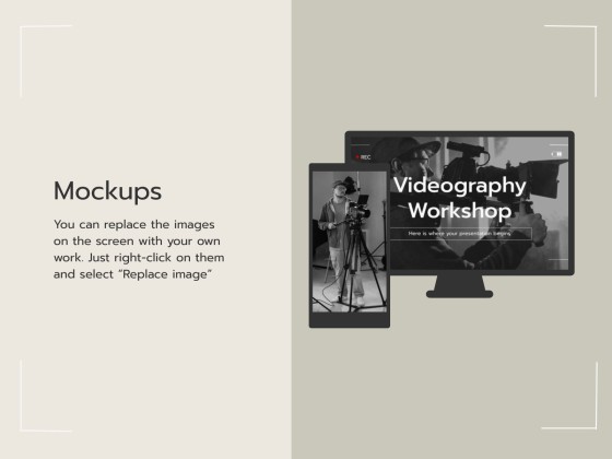 Videography Workshop presentation template 