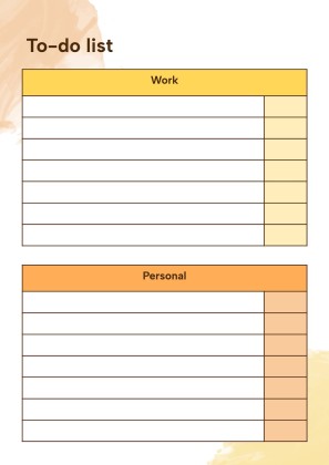 Modelo de apresentação Agenda para a universidade com salpicos de aquarela