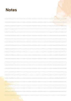 Modelo de apresentação Agenda para a universidade com salpicos de aquarela