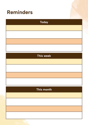 Modelo de apresentação Agenda para a universidade com salpicos de aquarela