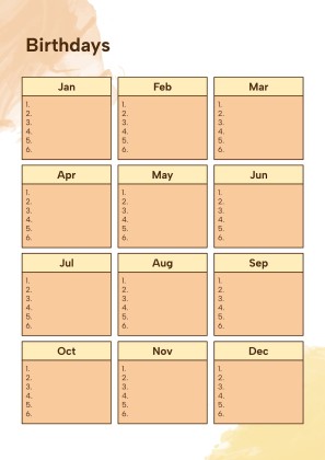 Modelo de apresentação Agenda para a universidade com salpicos de aquarela