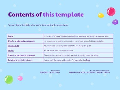 어린이를 위한 젤리 감각 워크숍 프레젠테이션 템플릿