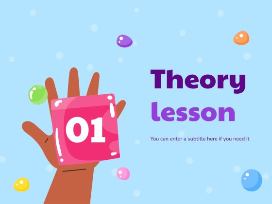 어린이를 위한 젤리 감각 워크숍 프레젠테이션 템플릿