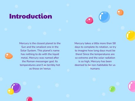 어린이를 위한 젤리 감각 워크숍 프레젠테이션 템플릿