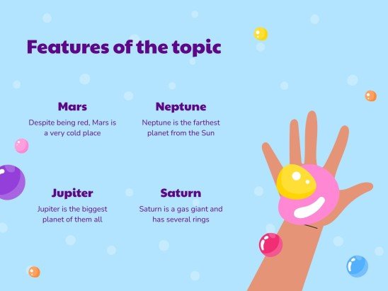 어린이를 위한 젤리 감각 워크숍 프레젠테이션 템플릿