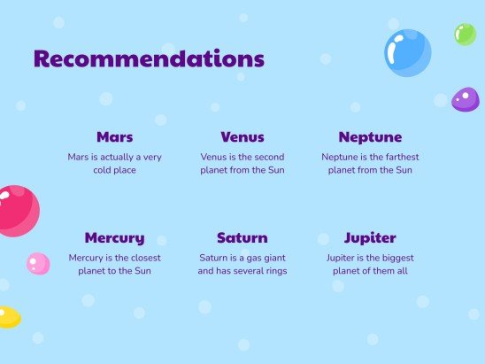 어린이를 위한 젤리 감각 워크숍 프레젠테이션 템플릿