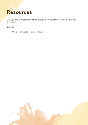 Modelo de apresentação Agenda para a universidade com salpicos de aquarela