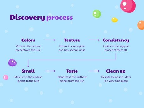 어린이를 위한 젤리 감각 워크숍 프레젠테이션 템플릿