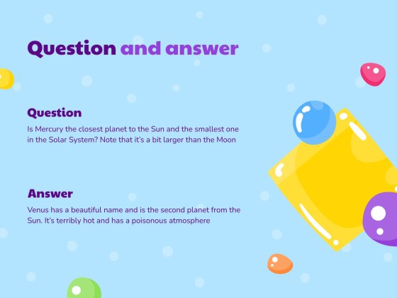 어린이를 위한 젤리 감각 워크숍 프레젠테이션 템플릿