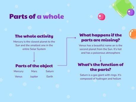 어린이를 위한 젤리 감각 워크숍 프레젠테이션 템플릿