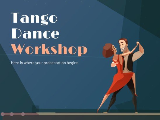 Tango Dance Workshop presentation template 