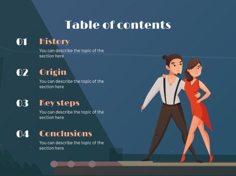 Tango Dance Workshop presentation template 