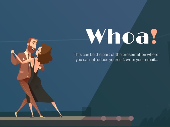 Tango Dance Workshop presentation template 