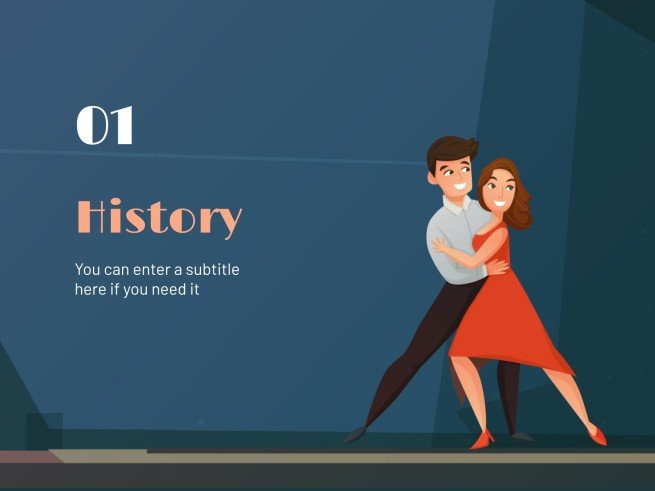 Tango Dance Workshop presentation template 