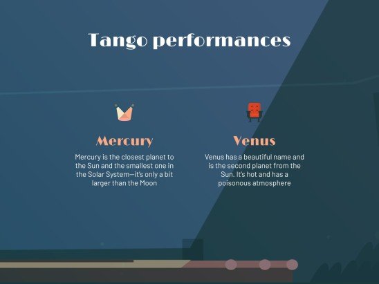 Tango Dance Workshop presentation template 