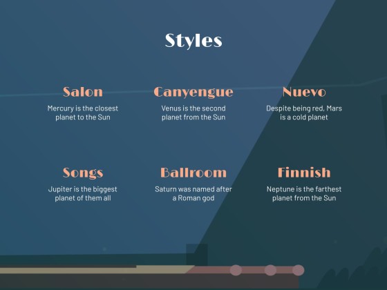 Tango Dance Workshop presentation template 