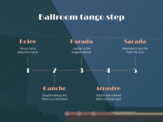 Tango Dance Workshop presentation template 