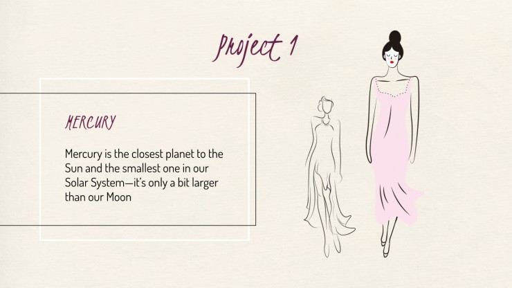 Portefeuille des créateurs de mode : Modèles de présentation