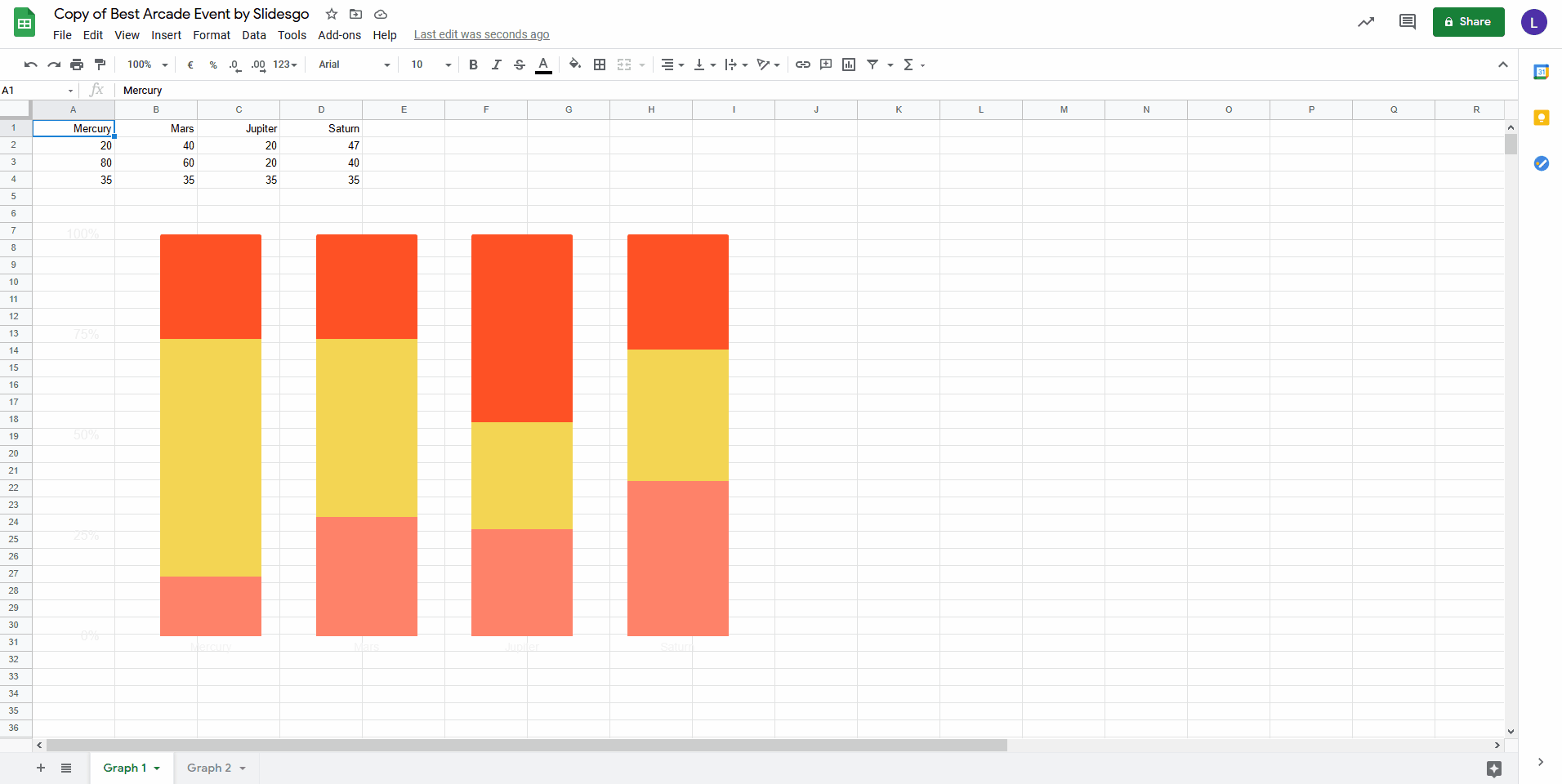 how to edit a graph in powerpoint