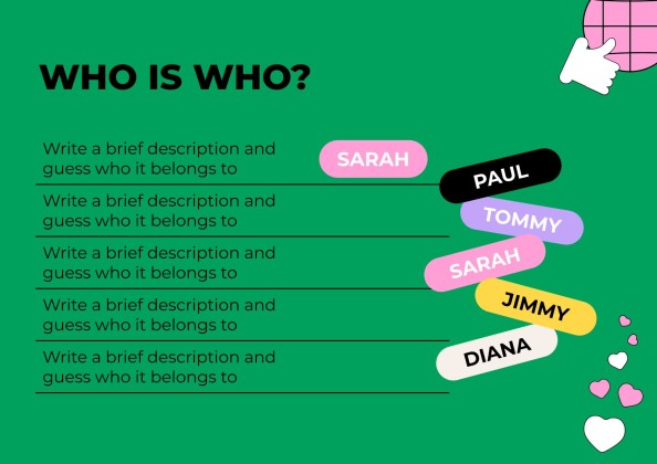 고등학교를 위한 학교 활동으로 돌아가기 프레젠테이션 템플릿