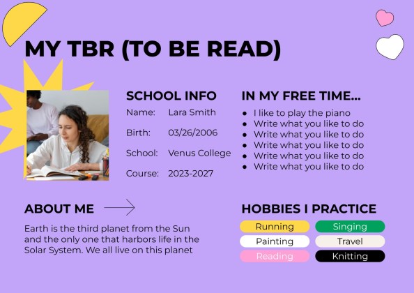 고등학교를 위한 학교 활동으로 돌아가기 프레젠테이션 템플릿