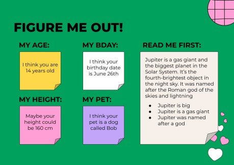 고등학교를 위한 학교 활동으로 돌아가기 프레젠테이션 템플릿