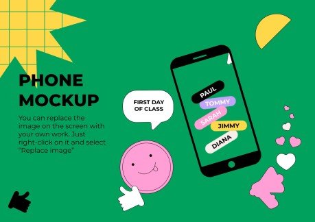 고등학교를 위한 학교 활동으로 돌아가기 프레젠테이션 템플릿