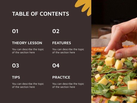 이탈리아 파스타 워크숍 프레젠테이션 템플릿