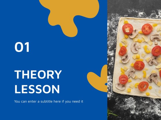 이탈리아 파스타 워크숍 프레젠테이션 템플릿