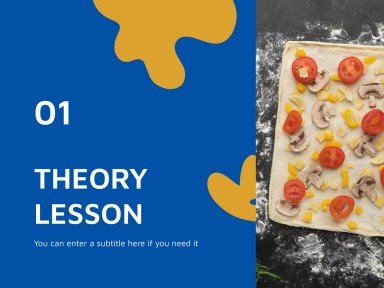 이탈리아 파스타 워크숍 프레젠테이션 템플릿
