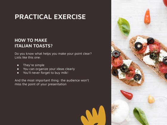 이탈리아 파스타 워크숍 프레젠테이션 템플릿