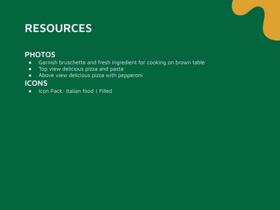 이탈리아 파스타 워크숍 프레젠테이션 템플릿