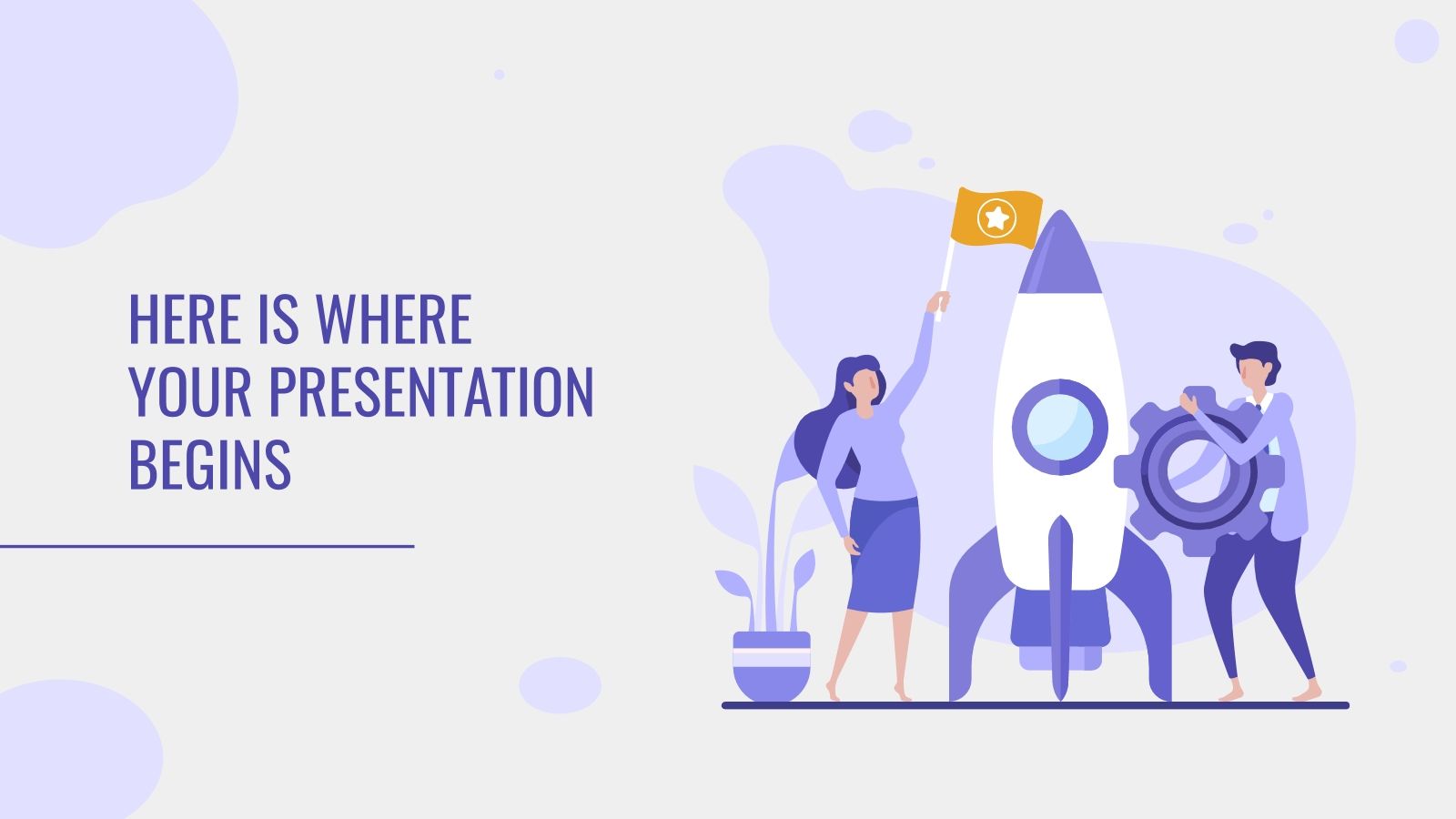 Modèles gratuits Google Slides et PowerPoint violets