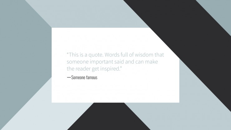 Geometric Business presentation template