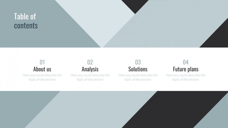 Geometric Business presentation template